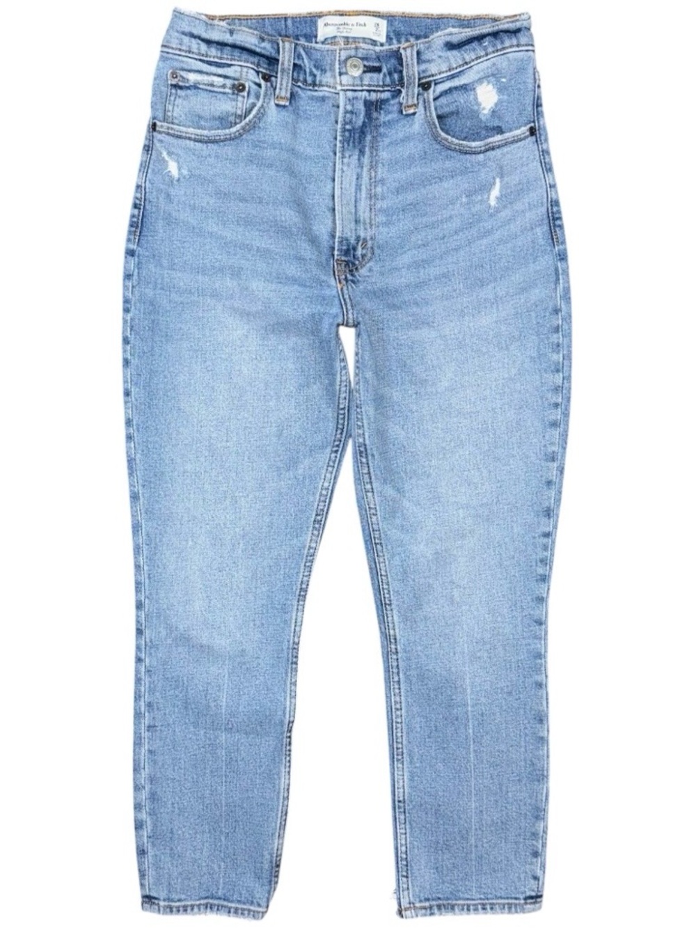 Abercrombie & Fitch Jeans Skinny High Rise Distressed Womens 26 / 2 Extra Short